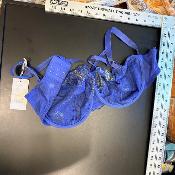 NWT Bravissimo Katya UK 32GG Navy/Lime - Picture 2 of 3